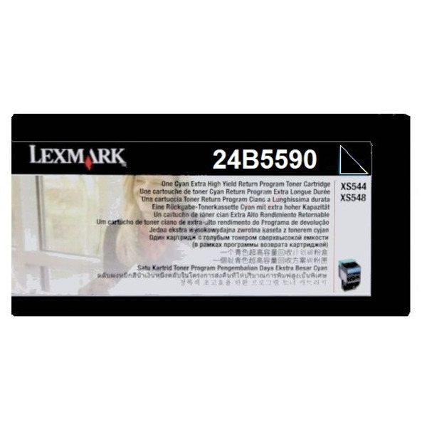 Lexmark 24B5590 Toner cartridge black return program, 6.000 pages for Lexmark XS 544
