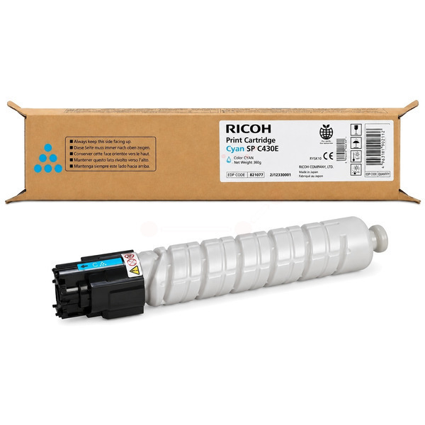 picture Ricoh 821077/SPC430E Toner cyan, 24.000 pages ISO/IEC 19798 for Ricoh Aficio SP C 430