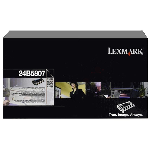 Lexmark 24B5807 Toner cartridge black return program, 12.000 pages for Lexmark XS 734