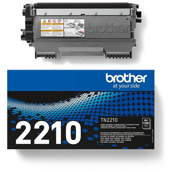 picture Brother TN-2210 Toner-kit, 1.200 pages ISO/IEC 19752 for Brother Fax 2840/HL-2240