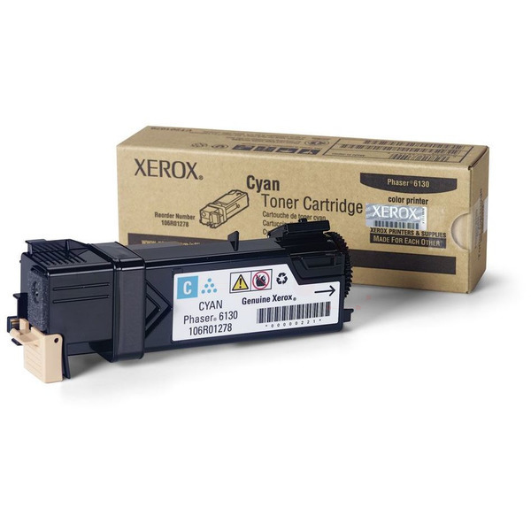 Xerox 106R01278 Toner cartridge cyan, 1.900 pages/5% for Xerox Phaser 6130