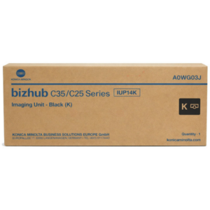 Konica Minolta A0WG03J/IUP-14K Drum kit black, 20.000 pages for KM bizhub C 25/35