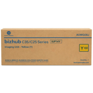 Konica Minolta A0WG08J/IUP-14Y Drum kit yellow, 20.000 pages for KM Bizhub C 25/35