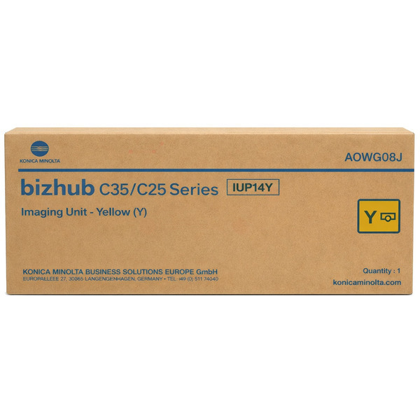 Konica Minolta A0WG08J/IUP-14Y Drum kit yellow, 20.000 pages for KM Bizhub C 25/35