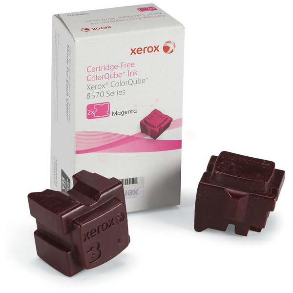 picture Xerox 108R00932 Dry ink in color-stix magenta twin pack, 2x4.400 pages Pack=2 for Xerox ColorQube 8570