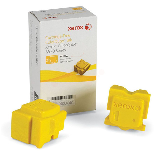 Xerox 108R00933 Dry ink in color-stix yellow twin pack, 2x4.400 pages Pack=2 for Xerox ColorQube 8570