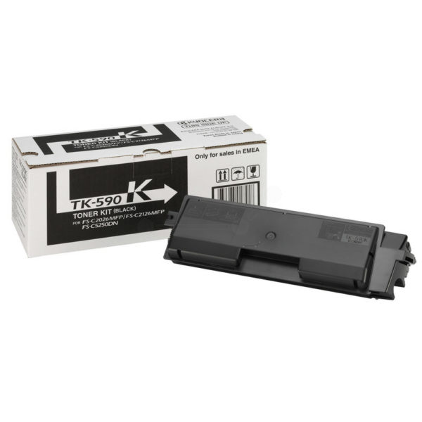 picture Kyocera 1T02KV0NL0/TK-590K Toner-kit black, 7.000 pages ISO/IEC 19798 for Kyocera FS-C 2026