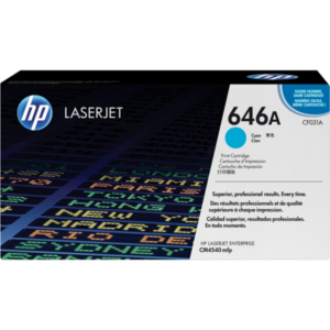 HP CF031A/646A Toner cartridge cyan, 12.500 pages/5% for HP CLJ CM 4540