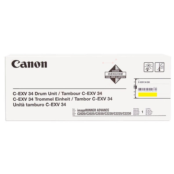 picture Canon 3789B003/C-EXV34 Drum kit yellow, 36.000 pages for Canon iR C 2020/2100