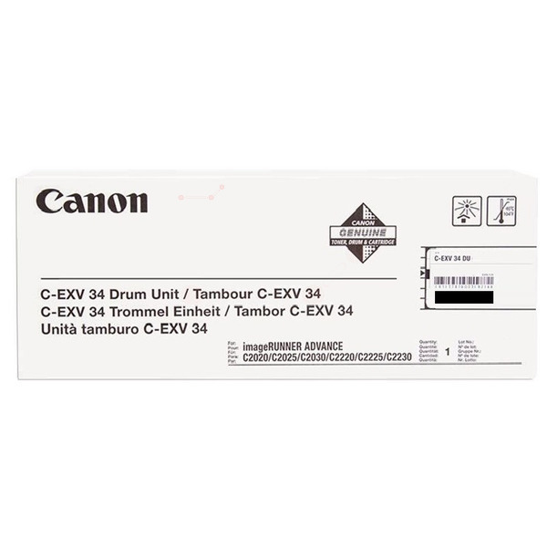 picture Canon 3786B003/C-EXV34 Drum kit black, 43.000 pages for Canon iR C 2020/2100