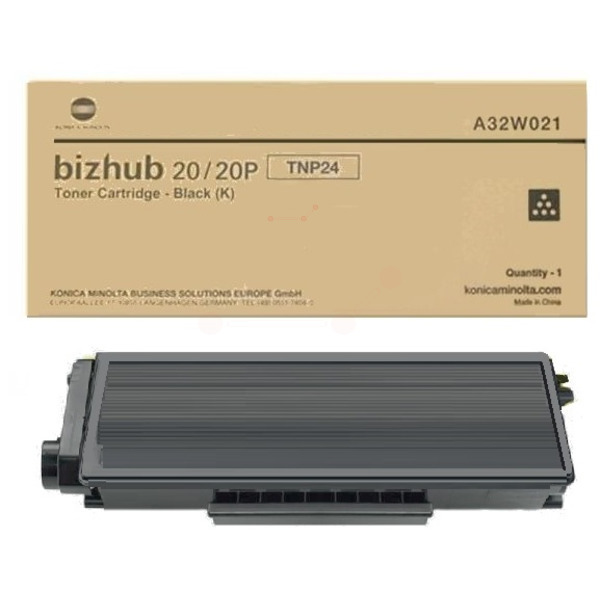 Konica Minolta A32W021/TNP-24 Toner-kit, 8.000 pages/5% for KM bizhub 20