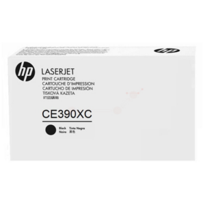 picture HP CE390XC/90X Toner cartridge black Contract, 24.000 pages ISO/IEC 19752 for HP LaserJet M 4555/602