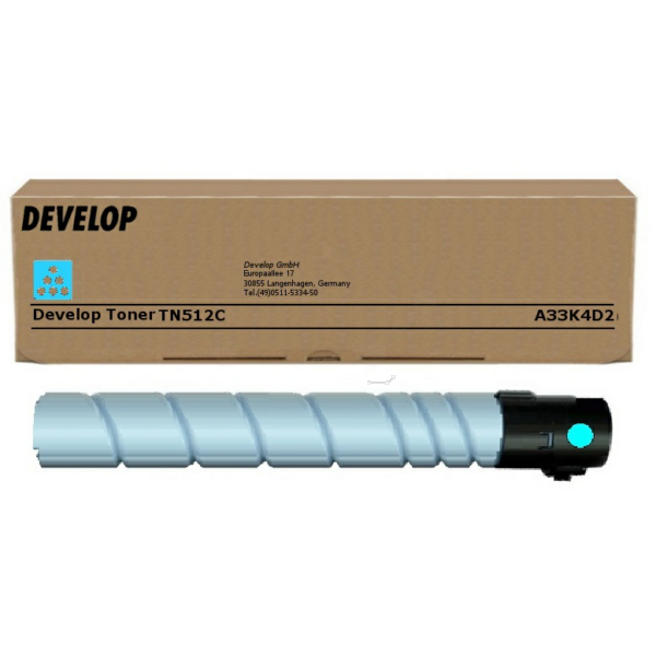 Develop A33K4D2/TN-512C Toner cyan, 35.000 pages for Develop Ineo + 454