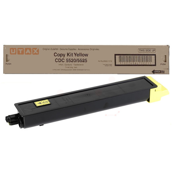 Utax 652511016 Toner yellow, 6.000 pages for TA DCC 6520