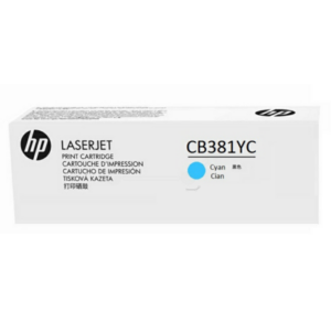 picture HP CB381YC/824A Toner cyan Contract, 31.000 pages ISO/IEC 19798 for HP CLJ CP 6015/CM 6040