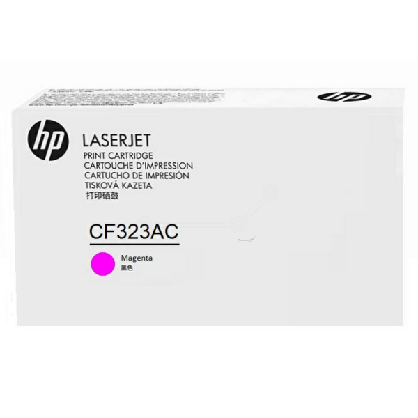 picture HP CF323AC/653A Toner cartridge magenta Contract, 16.500 pages ISO/IEC 19798 for HP Color LaserJet M 680