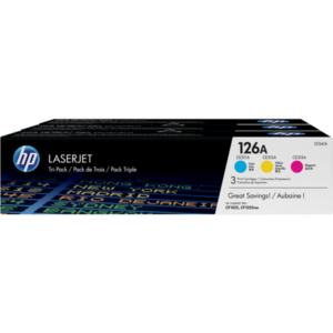 picture HP CF341A/126A Toner Rainbow-Kit (c,m,y), 3x1.000 pages ISO/IEC 19798 Pack=3 for HP LJ Pro CP 1025