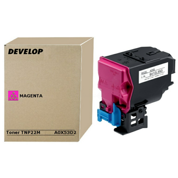 Develop A0X53D2/TNP-22M Toner magenta, 6.000 pages/5% for Develop Ineo + 35