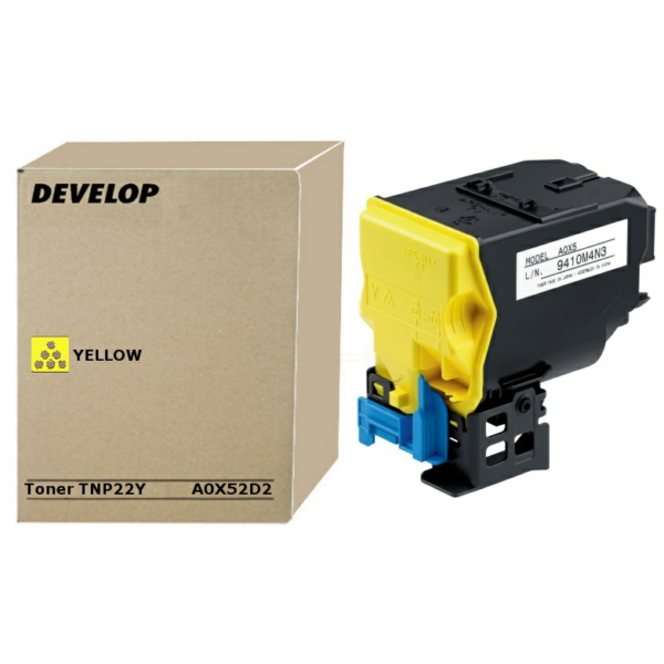 Develop A0X52D2/TNP-22Y Toner yellow, 6.000 pages/5% for Develop Ineo + 35