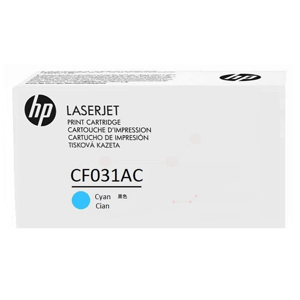 HP CF031AC/646A Toner cartridge cyan Contract, 12.500 pages/5% for HP CLJ CM 4540