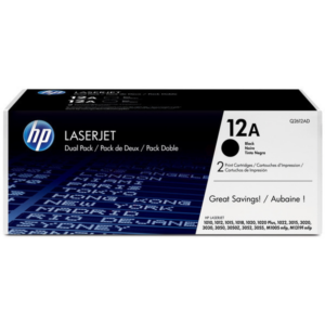 HP Q2612AD/12AD Toner cartridge black twin pack, 2x2.000 pages/5% Pack=2 for Canon LBP-3000