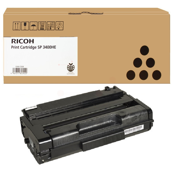 Ricoh 406522/SP3400HE Toner cartridge black, 5.000 pages/5% for Ricoh Aficio SP 3400
