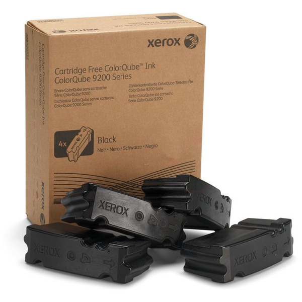 picture Xerox 108R00836 Dry ink in color-stix black Contract, 4x9.250 pages Pack=4 for Xerox ColorQube 9200