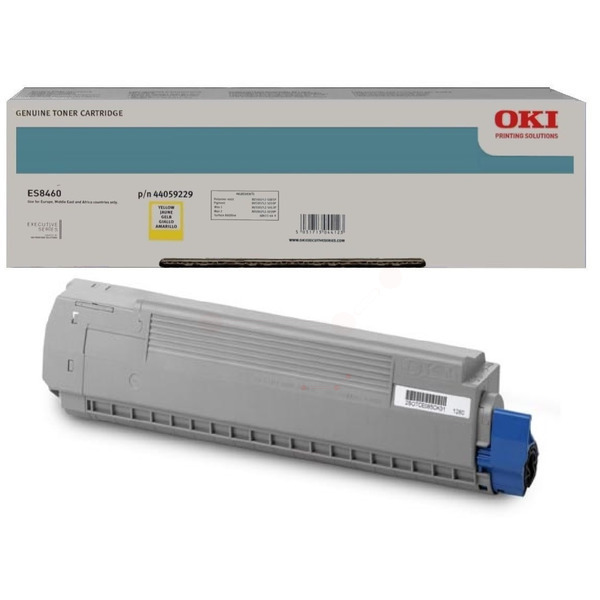 OKI 44059229 Toner yellow, 9.000 pages ISO/IEC 19752 for OKI ES 8460