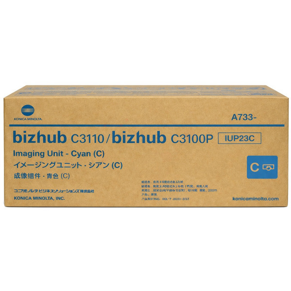 Konica Minolta A7330KH/IUP-23C Drum kit cyan, 25.000 pages ISO/IEC 19798 for KM Bizhub C 3100/3110