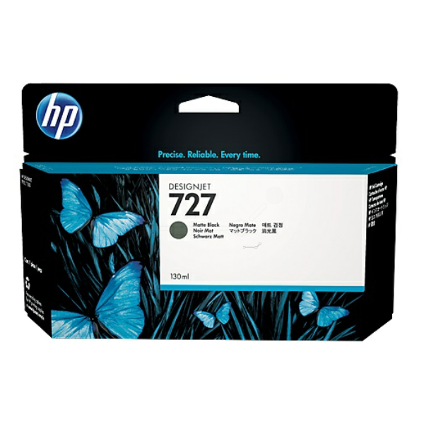 HP B3P22A/727 Ink cartridge black matt 130ml for HP DesignJet T 920/930
