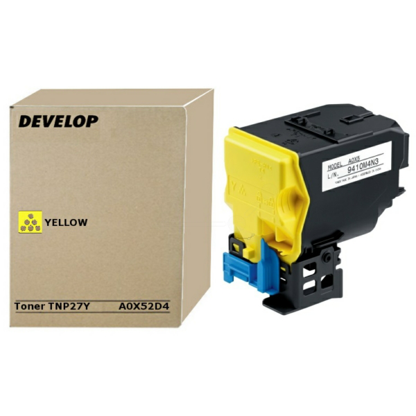 Develop A0X52D4/TNP-27Y Toner yellow, 4.500 pages for Develop Ineo + 25