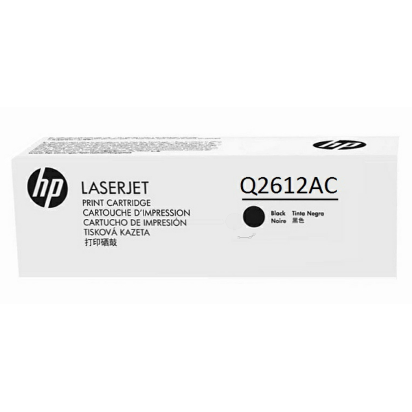 HP Q2612AC/12A Toner cartridge black Contract, 2.000 pages ISO/IEC 19752 for Canon LBP-3000