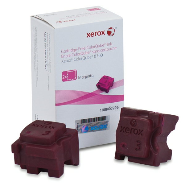 picture Xerox 108R00996 Dry ink in color-stix magenta, 2x4.200 pages Pack=2 for Xerox ColorQube 8700/8900