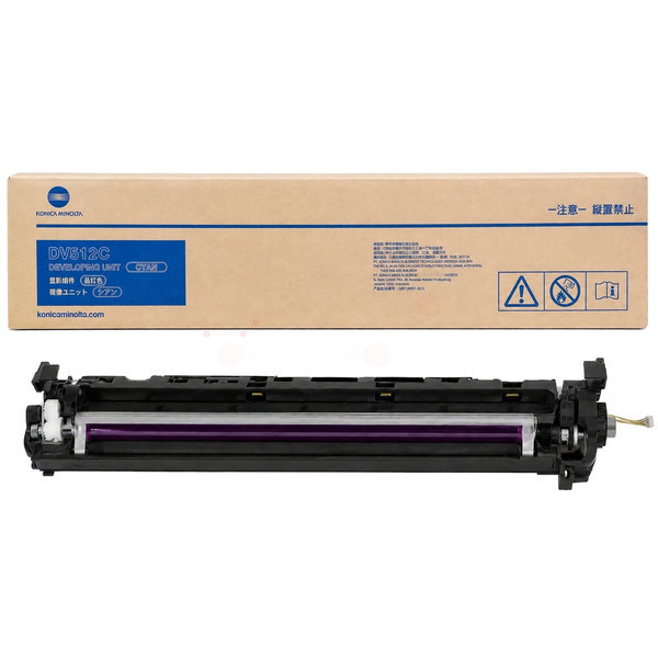 picture Konica Minolta A2XN0KD/DV-512C Developer cyan, 600.000 pages for KM bizhub C 224/454