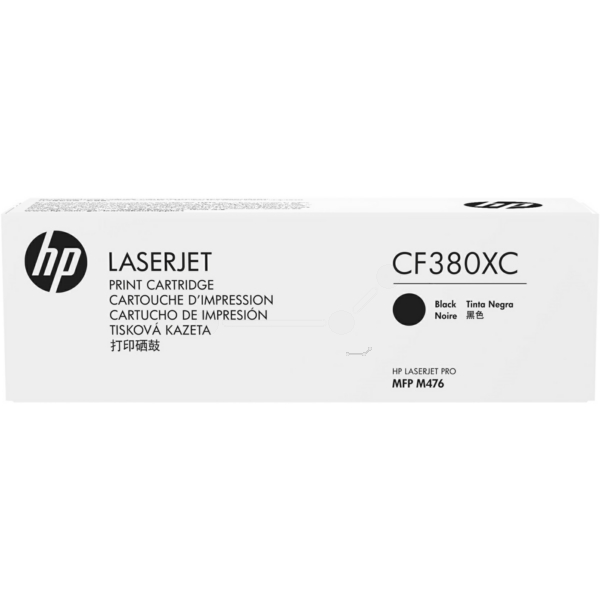 HP CF380XC/312X Toner cartridge black Contract, 4.400 pages ISO/IEC 19798 for HP CLJ Pro M 476