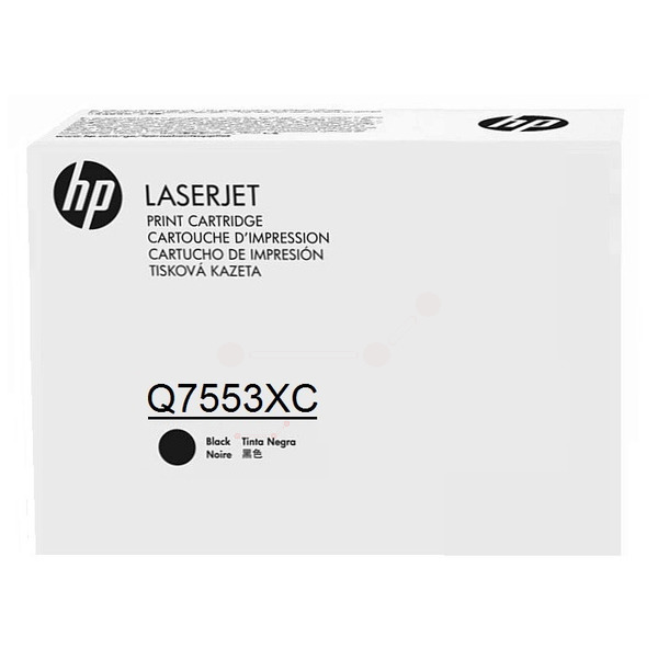 HP Q7553XC/53X Toner cartridge black Contract, 7.000 pages ISO/IEC 19752 for HP LaserJet P 2015