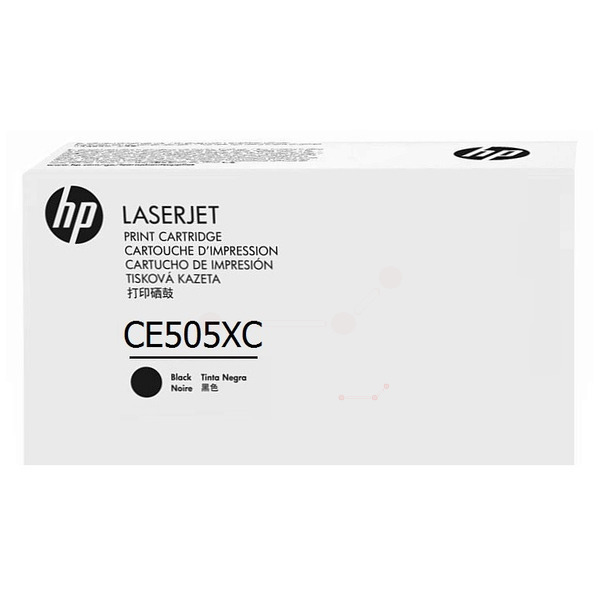 HP CE505XC/05X Toner cartridge black Contract, 6.500 pages ISO/IEC 19752 for HP LaserJet P 2055