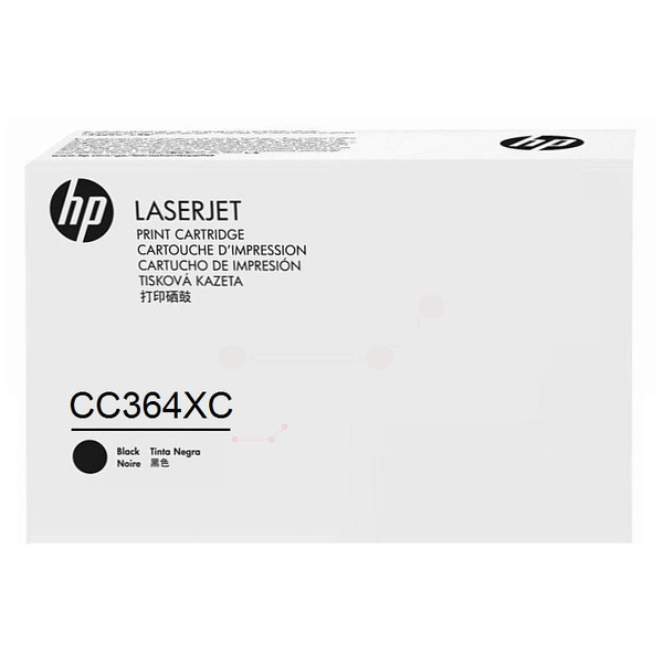 HP CC364XC/64X Toner cartridge black Contract, 24.000 pages ISO/IEC 19752 for HP LaserJet P 4015