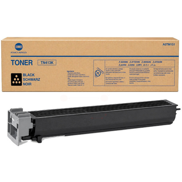 Konica Minolta A0TM151/TN-413K Toner black, 45.000 pages for KM bizhub C 452