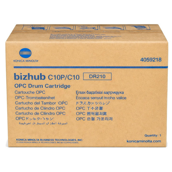 Konica Minolta 4059-218/DR-210 Drum kit, 20.000 pages for KM bizhub C 10