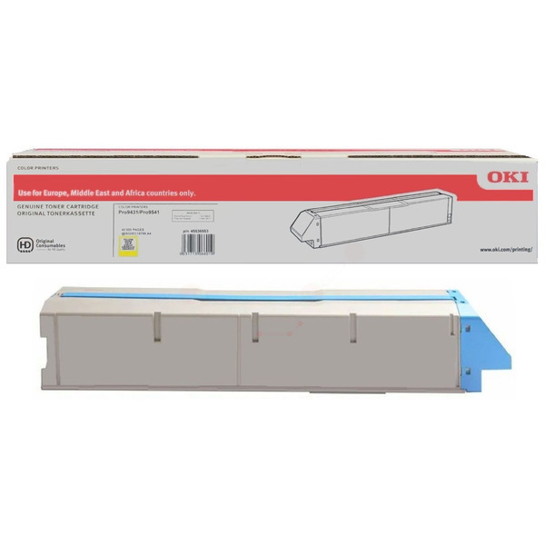 OKI 45536553 Toner yellow, 43.000 pages for OKI Pro 9431/9541