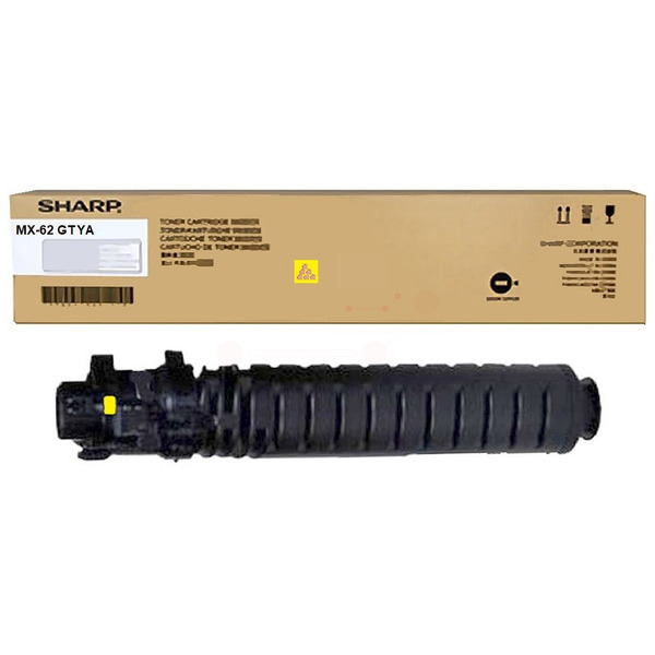 Sharp MX-62GTYA Toner yellow, 40.000 pages for Sharp MX 6240