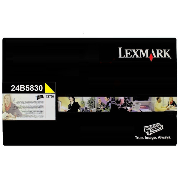 Lexmark 24B5830 Toner cartridge yellow, 18.000 pages for Lexmark CS 796