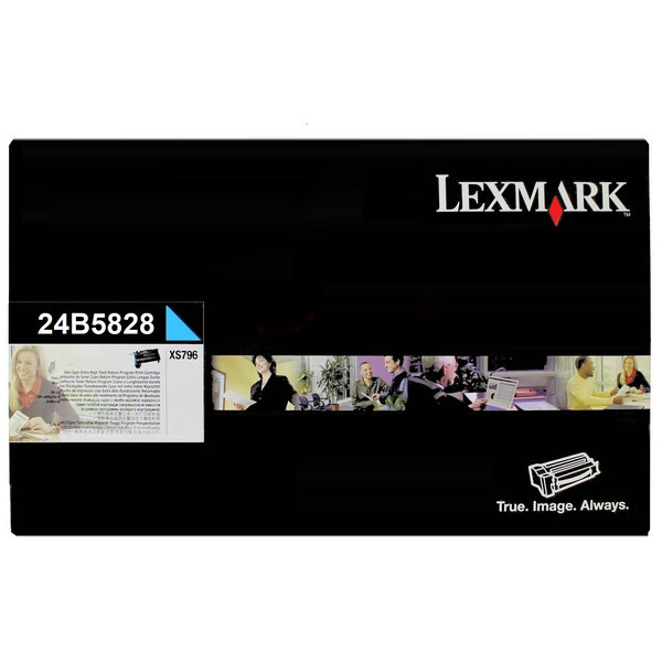 Lexmark 24B5828 Toner cartridge cyan, 18.000 pages for Lexmark CS 796