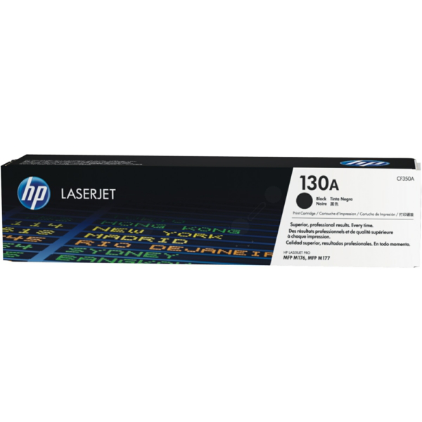 HP CF350A/130A Toner-kit black, 1.300 pages ISO/IEC 19798 for HP Color LaserJet M 177