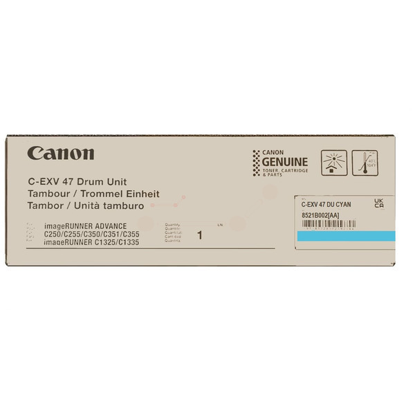 picture Canon 8521B002/C-EXV47 Drum kit cyan, 33.000 pages for Canon iR-C 250