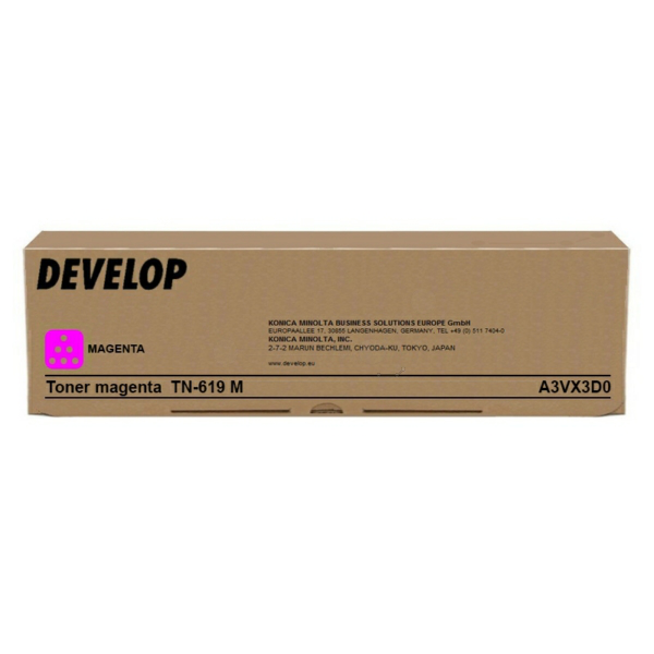 picture Develop A3VX3D0/TN-619M Toner magenta, 78.000 pages for Develop Ineo + 1060/4070
