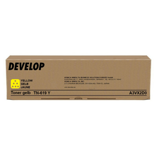Develop A3VX2D0/TN-619Y Toner yellow, 78.000 pages for Develop Ineo + 1060/4070