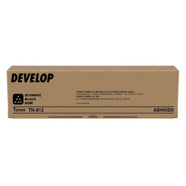 Develop A8H50D0/TN-812 Toner black, 40.800 pages for Develop Ineo 758