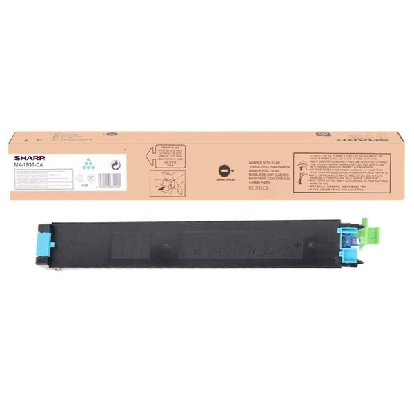 Sharp MX-18GTCA Toner cyan, 10.000 pages for Sharp MX 1800 N